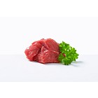 Raw beef chunk