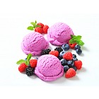 Berry fruit ice cream 