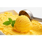 Yellow ice cream 